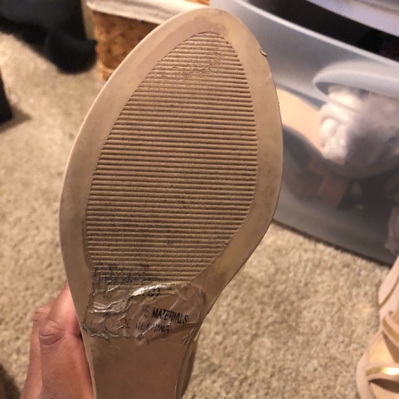 Nude Wedges, Size 10 from Charlotte Russe - Picture 4 of 4